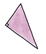Illustration: Stumpvinklet trekant